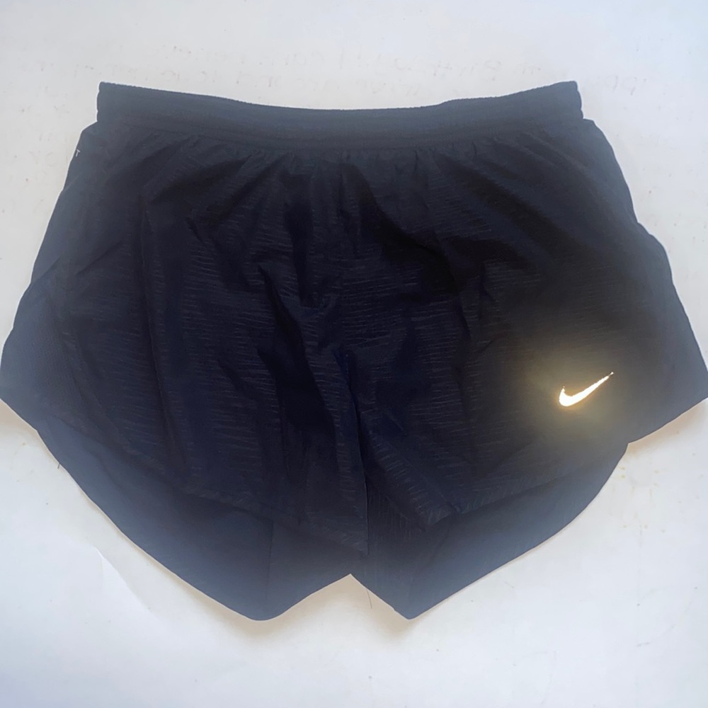 nike running shorts black